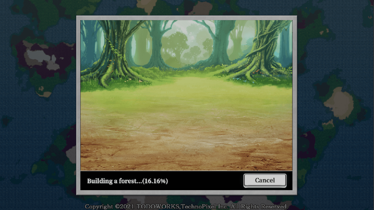 World building screen